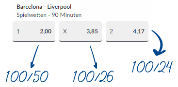 Fair odd calculation