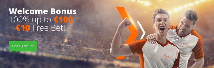 Betsson new customer registration bonus