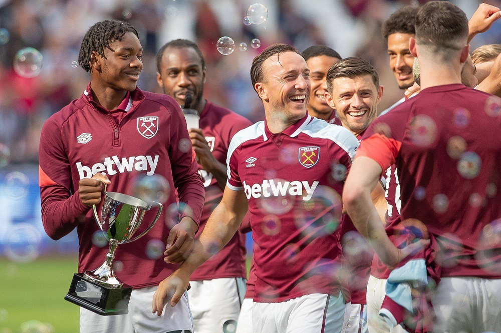 West Ham United sponsored by Betway Bookmaker