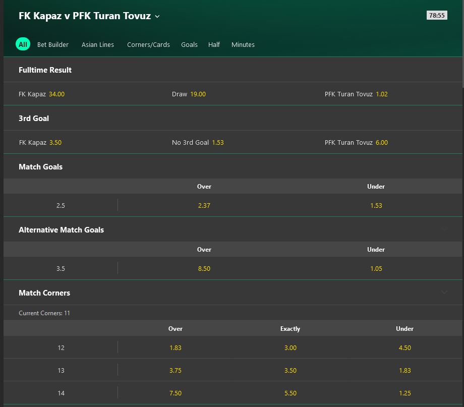 Bet365 Live Betting